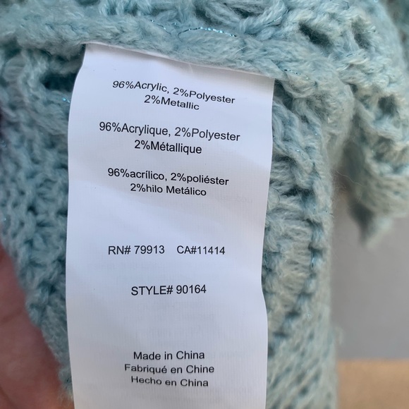 Jessica Simpson soft maternity crochet sweater M - Picture 7 of 8